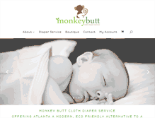 Tablet Screenshot of monkeybuttdiapers.com